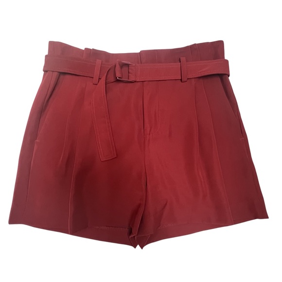 Vince Burgundy Shorts Size 10 - Picture 2 of 9